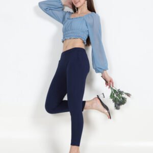 Navy Blue Cigarette Pant