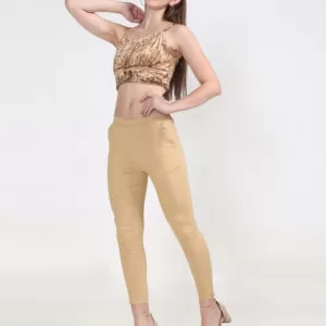 Cream Cigarette Pant