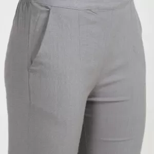 Grey Cigarette Pant